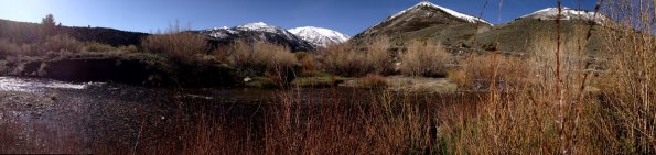 The view in Burt Canyon, where I turned around.