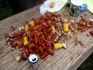 August 2009 visit 034 Dinner