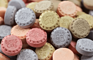 The new version, flat on the bottom.